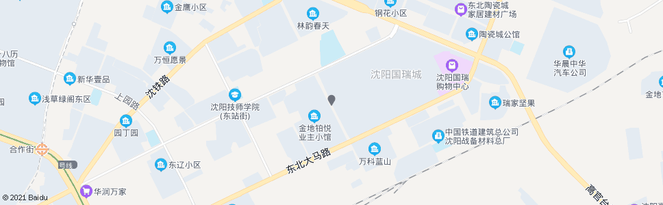 沈阳东建街(化工设备厂)_公交站地图_沈阳公交_妙搜公交查询2024