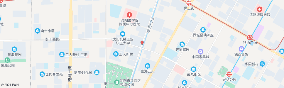 沈阳卫工街南九路_公交站地图_沈阳公交_妙搜公交查询2024