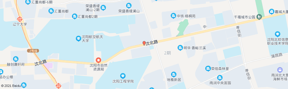 沈阳沈北路盛京大街_公交站地图_沈阳公交_妙搜公交查询2025