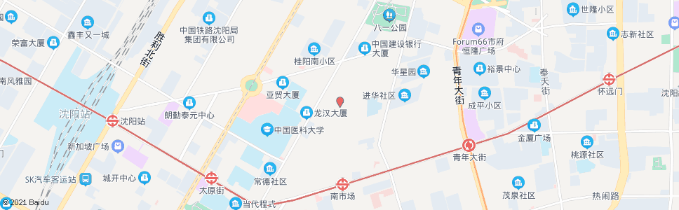 沈阳八经街七纬路_公交站地图_沈阳公交_妙搜公交查询2024