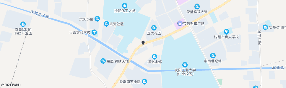 沈阳沈阳化工大学东门_公交站地图_沈阳公交_妙搜公交查询2025