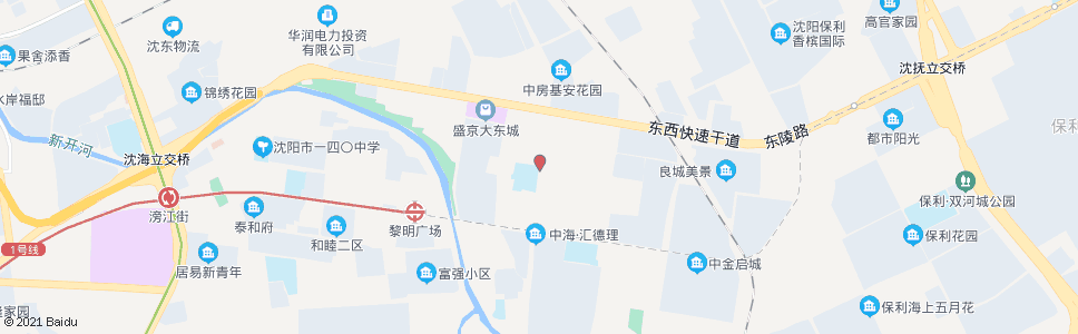 沈阳新东三街东陵西路_公交站地图_沈阳公交_妙搜公交查询2025