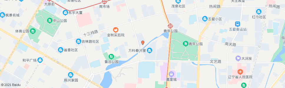 沈阳十三纬路三经街西_公交站地图_沈阳公交_妙搜公交查询2025