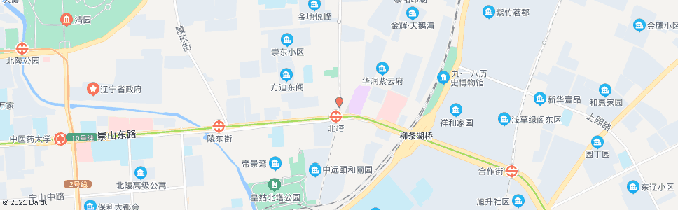 沈阳鸭绿江街崇山路_公交站地图_沈阳公交_妙搜公交查询2024