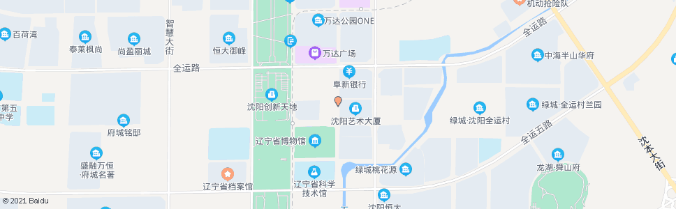 沈阳智慧四街全运二路_公交站地图_沈阳公交_妙搜公交查询2024