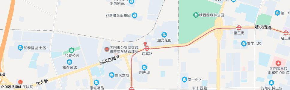 沈阳洪湖北街沈大路_公交站地图_沈阳公交_妙搜公交查询2024