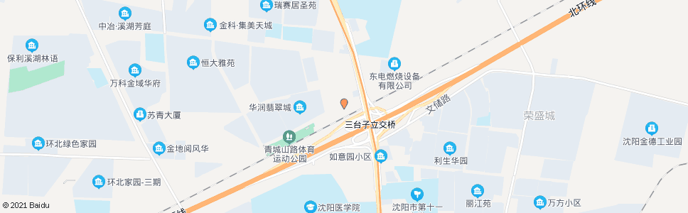 沈阳青城山路黄河大街_公交站地图_沈阳公交_妙搜公交查询2024