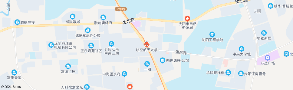 沈阳沈阳航空航天大学_公交站地图_沈阳公交_妙搜公交查询2024