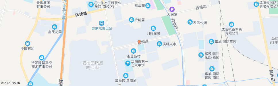 沈阳沙柳小学_公交站地图_沈阳公交_妙搜公交查询2024