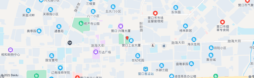 营口青少年宫(学府路)_公交站地图_营口公交_妙搜公交查询2024