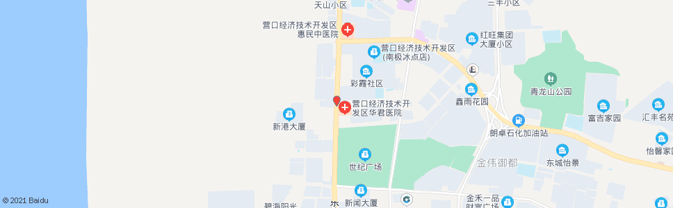 营口同济医院_公交站地图_营口公交_妙搜公交查询2024