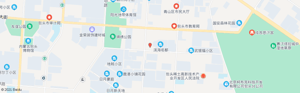 包头南开小学_公交站地图_包头公交_妙搜公交查询2024