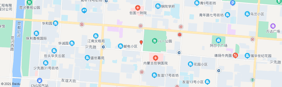 包头北洋饭店_公交站地图_包头公交_妙搜公交查询2024