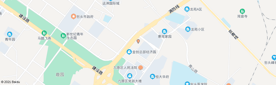 包头鹿峰建材总厂_公交站地图_包头公交_妙搜公交查询2024