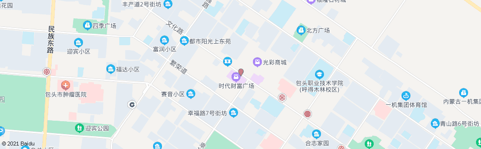 包头王府井青山店(文化路)_公交站地图_包头公交_妙搜公交查询2024