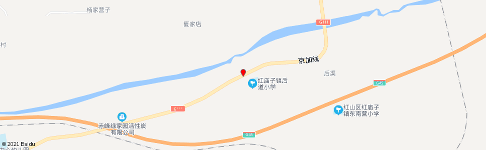 赤峰后道村委会(集贸市场)_公交站地图_赤峰公交_妙搜公交查询2024