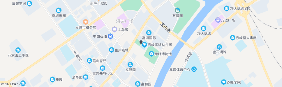 赤峰行政审批服务中心(锦绣花园)_公交站地图_赤峰公交_妙搜公交查询2024