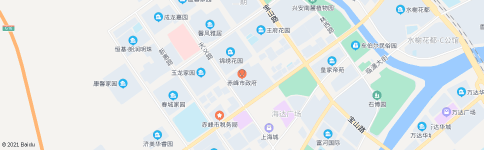 赤峰市保险公司_公交站地图_赤峰公交_妙搜公交查询2024