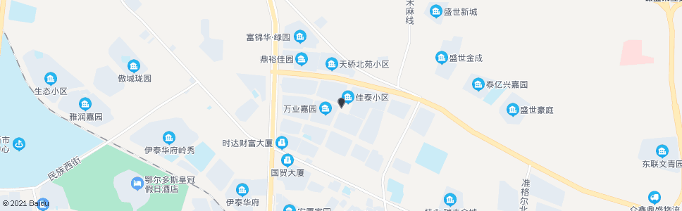 鄂尔多斯佳泰市场_公交站地图_鄂尔多斯公交_妙搜公交查询2024