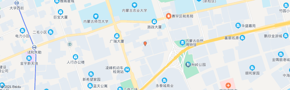 呼和浩特牧机所住宅区_公交站地图_呼和浩特公交_妙搜公交查询2024