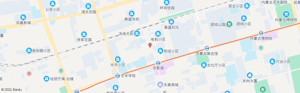 呼和浩特昭君新村_公交站地图_呼和浩特公交_妙搜公交查询2024