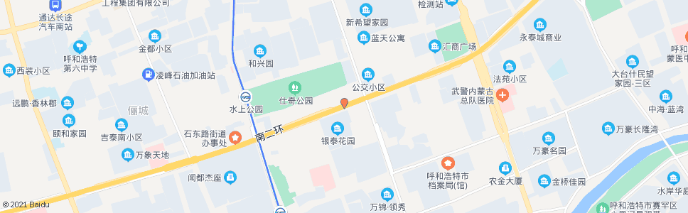 呼和浩特双树村住宅区_公交站地图_呼和浩特公交_妙搜公交查询2024