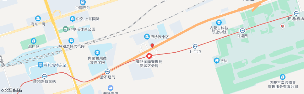 呼和浩特市公路管理局第三管理区_公交站地图_呼和浩特公交_妙搜公交查询2024