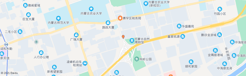 呼和浩特兴安南路站(自然博物馆)_公交站地图_呼和浩特公交_妙搜公交查询2024