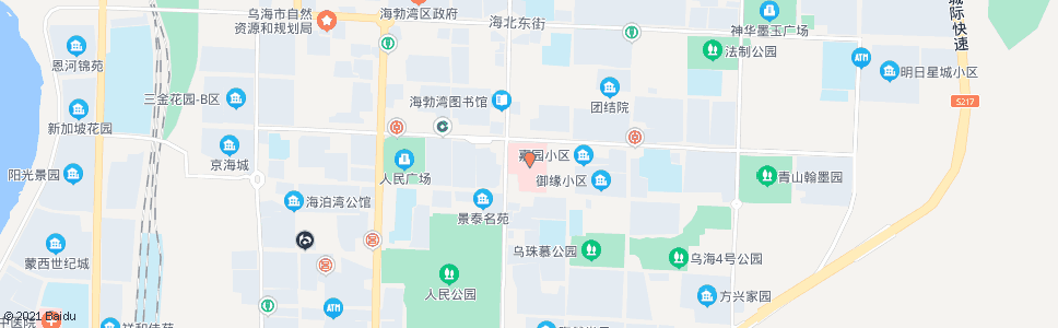 乌海市人民医院_公交站地图_乌海公交_妙搜公交查询2024