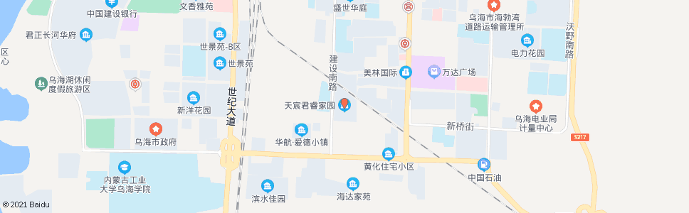 乌海君睿家园_公交站地图_乌海公交_妙搜公交查询2024