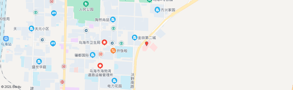 乌海樱花医院_公交站地图_乌海公交_妙搜公交查询2024