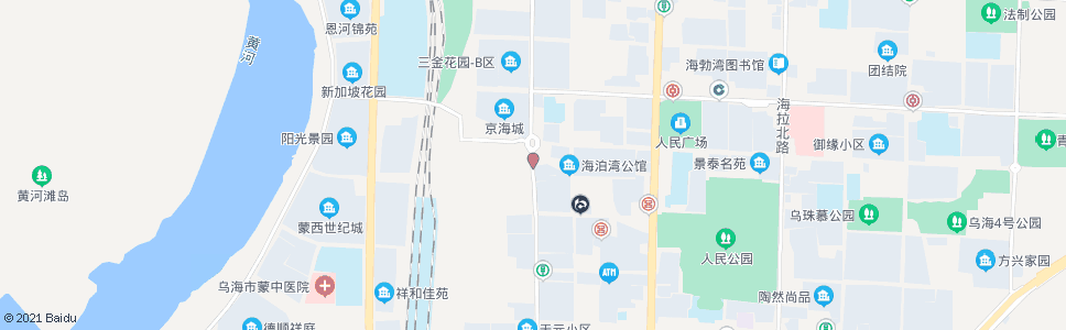 乌海海萨VIP酒店_公交站地图_乌海公交_妙搜公交查询2024