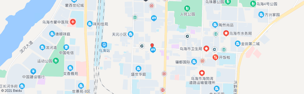 乌海新华大药店_公交站地图_乌海公交_妙搜公交查询2024