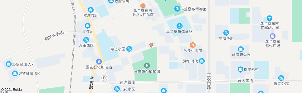 乌兰察布市林业局_公交站地图_乌兰察布公交_妙搜公交查询2024