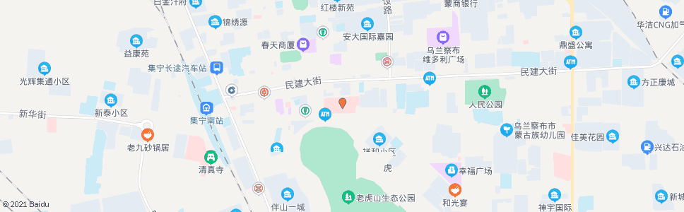 乌兰察布市中心医院_公交站地图_乌兰察布公交_妙搜公交查询2024