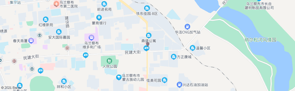 乌兰察布安泰小区_公交站地图_乌兰察布公交_妙搜公交查询2024