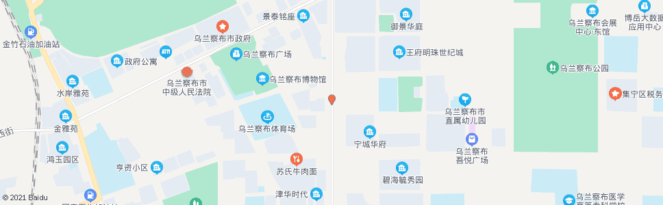 乌兰察布市银监局_公交站地图_乌兰察布公交_妙搜公交查询2024