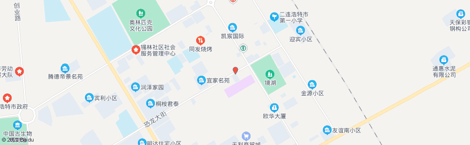 锡林郭勒蒙客隆超市_公交站地图_锡林郭勒公交_妙搜公交查询2024