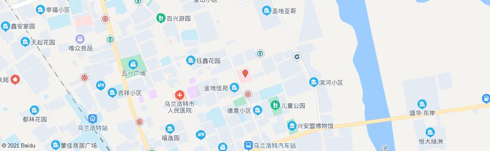 兴安盟乌兰浩特市医院_公交站地图_兴安盟公交_妙搜公交查询2024