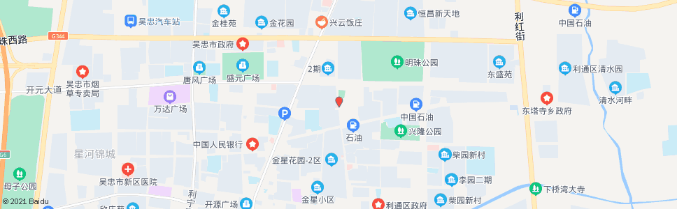 吴忠明珠苑_公交站地图_吴忠公交_妙搜公交查询2024