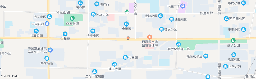 银川文萃街北京路口_公交站地图_银川公交_妙搜公交查询2024