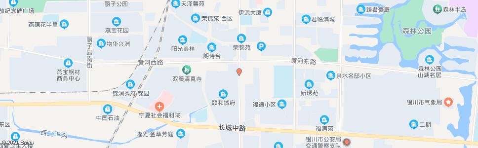 银川通达街黄河路口_公交站地图_银川公交_妙搜公交查询2024