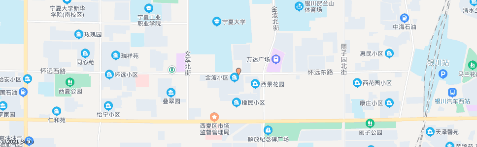 银川建研所_公交站地图_银川公交_妙搜公交查询2024