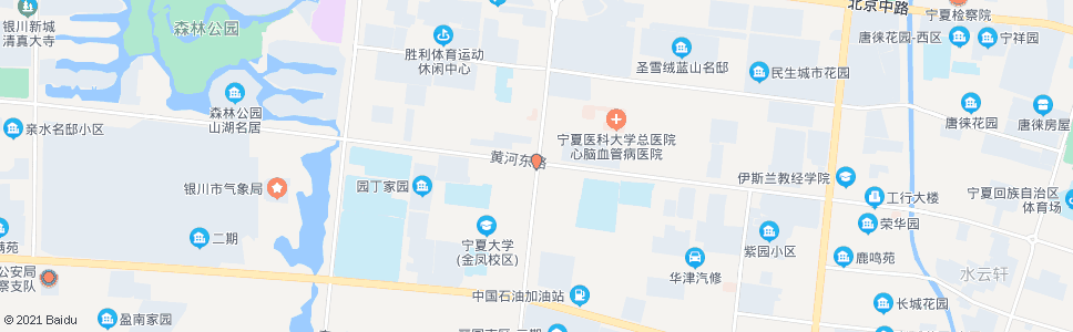 银川宁安街路口_公交站地图_银川公交_妙搜公交查询2024