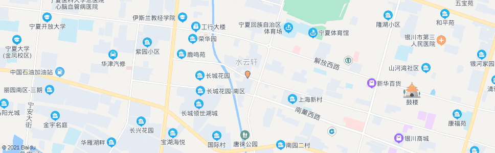 银川新华街凤凰街口_公交站地图_银川公交_妙搜公交查询2024