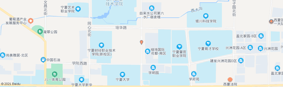 银川文萃街学院路口_公交站地图_银川公交_妙搜公交查询2024