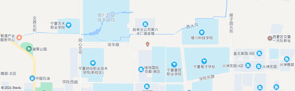 银川培华路文萃街口_公交站地图_银川公交_妙搜公交查询2024