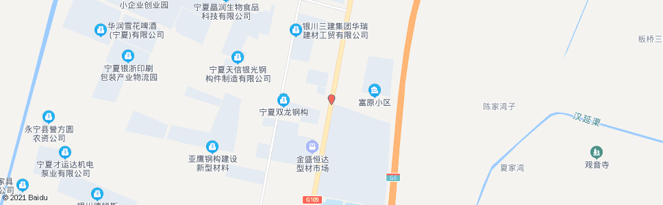 银川北方国际建材城_公交站地图_银川公交_妙搜公交查询2024