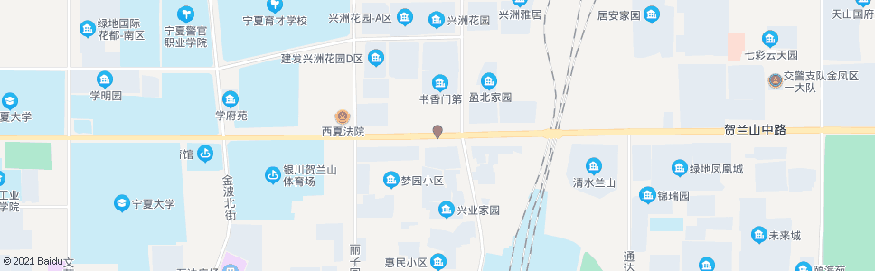 银川贺兰山路兴州街口_公交站地图_银川公交_妙搜公交查询2025