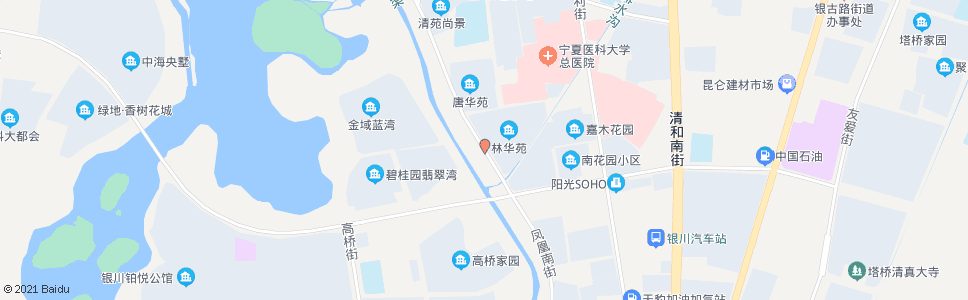 银川凤凰街六盘山路口_公交站地图_银川公交_妙搜公交查询2024